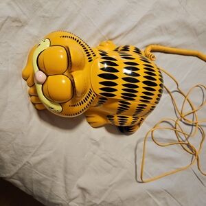 Garfield Yellow and Black Corded Phone